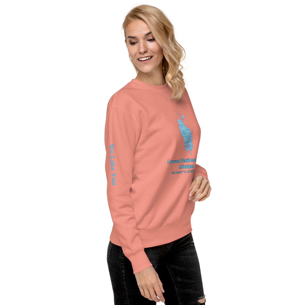 Lower Pettibone Lake Premium Unisex Sweatshirt