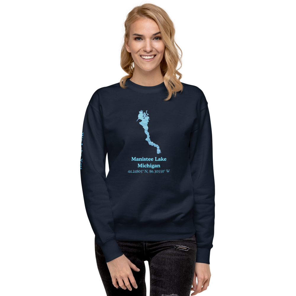 Manistee Lake Premium Unisex Sweatshirt