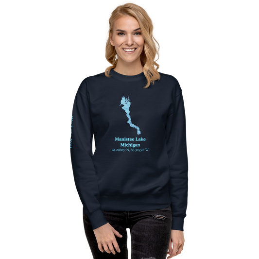 Manistee Lake Premium Unisex Sweatshirt
