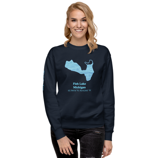 Fish Lake Premium Unisex Sweatshirt