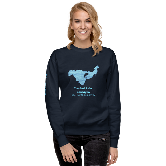 Crooked Lake  Premium Unisex Sweatshirt