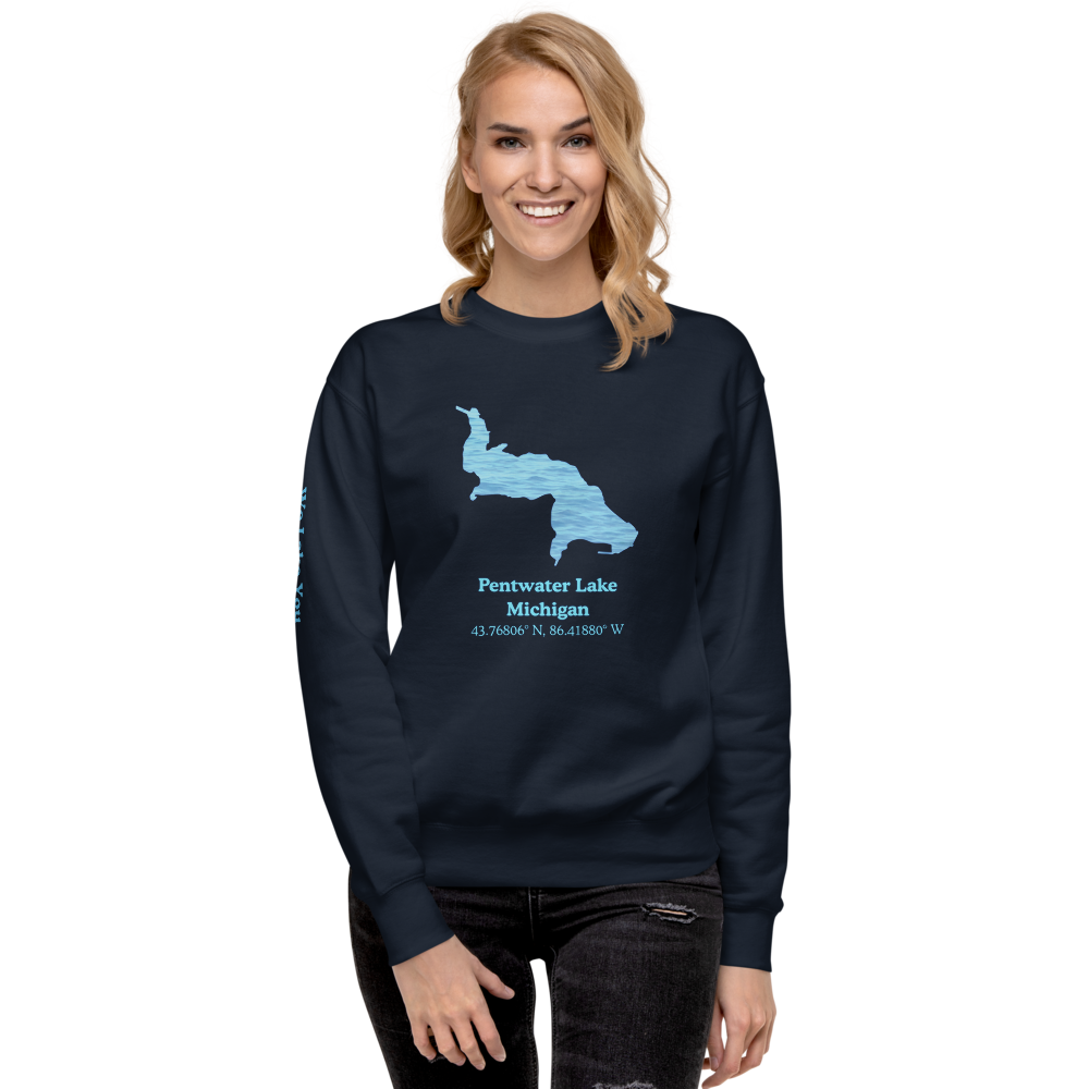 Pentwater Lake Premium Unisex Sweatshirt