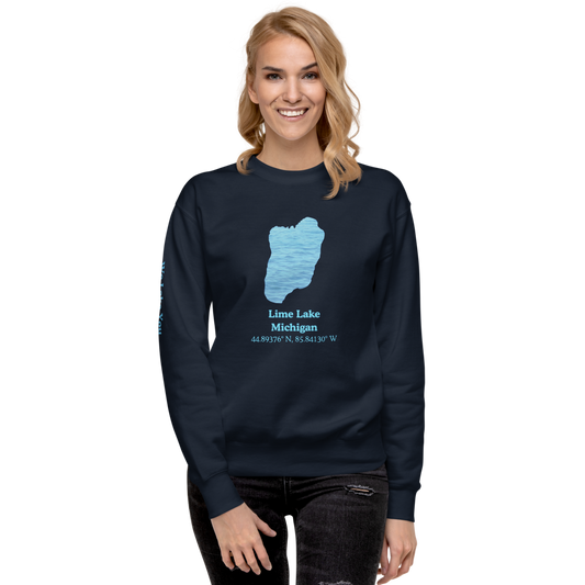 Lime Lake Premium Unisex Sweatshirt