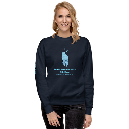 Lower Pettibone Lake Premium Unisex Sweatshirt