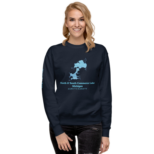 North & South Commerce Lake Premium Unisex Sweatshirt