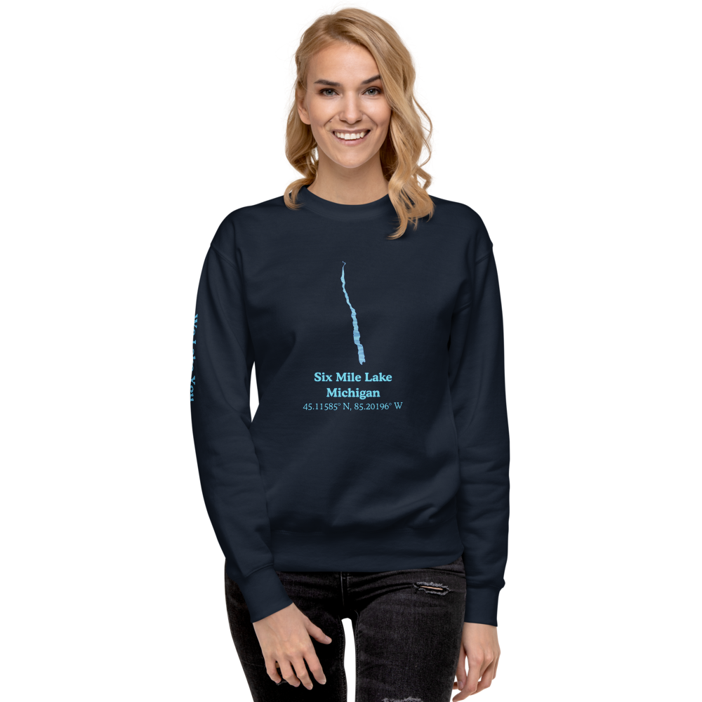 Six Mile Lake Premium Unisex Sweatshirt