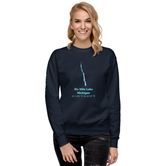 Six Mile Lake Premium Unisex Sweatshirt