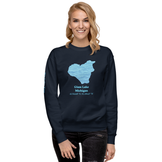 Glass Lake Premium Unisex Sweatshirt