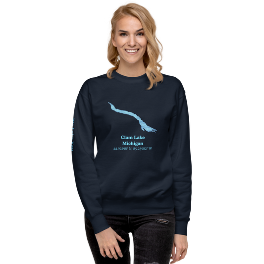 Clam Lake Premium Unisex Sweatshirt