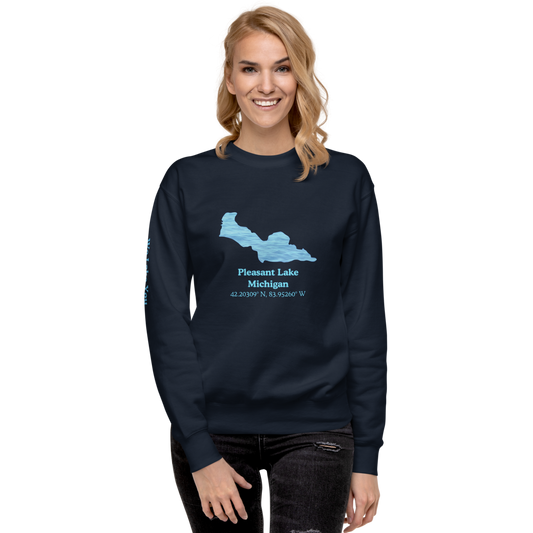 Pleasant Lake Premium Unisex Sweatshirt