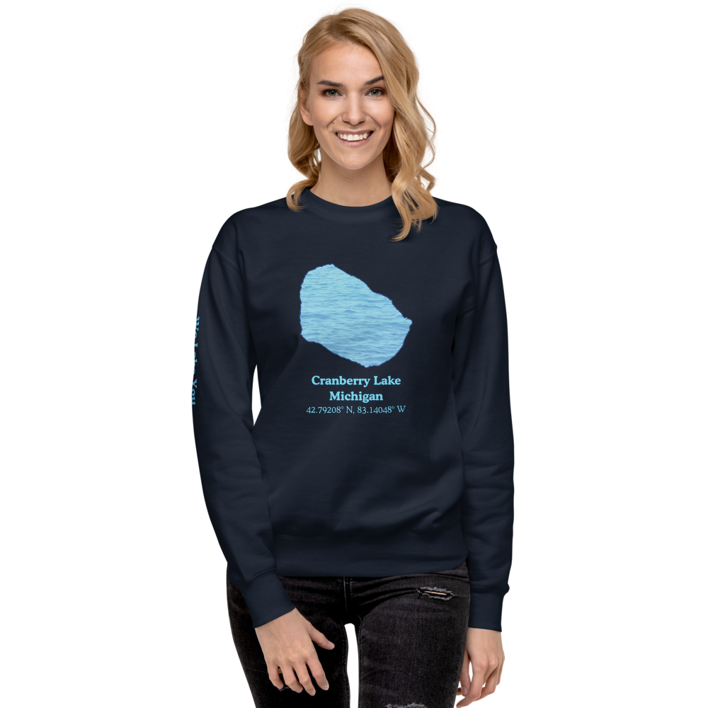 Cranberry Lake Premium Unisex Sweatshirt
