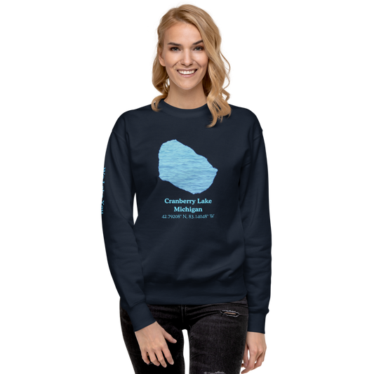 Cranberry Lake Premium Unisex Sweatshirt