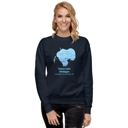 Zukey Lake Premium Unisex Sweatshirt
