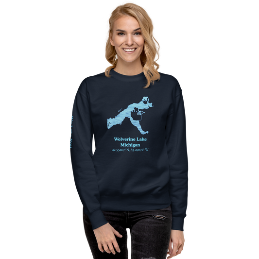Wolverine Lake Premium Unisex Sweatshirt