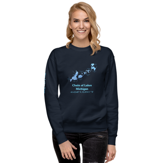 Chain of Lakes Premium Unisex Sweatshirt