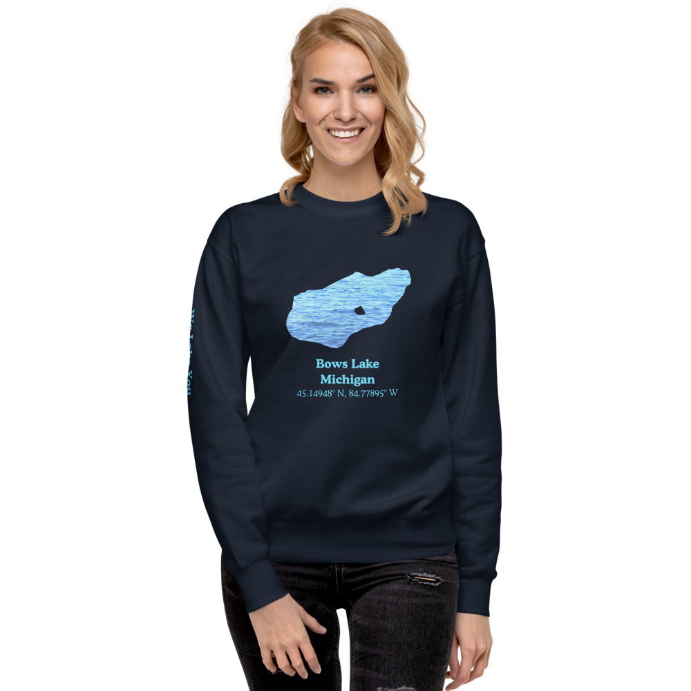 Bows Lake Premium Unisex Sweatshirt