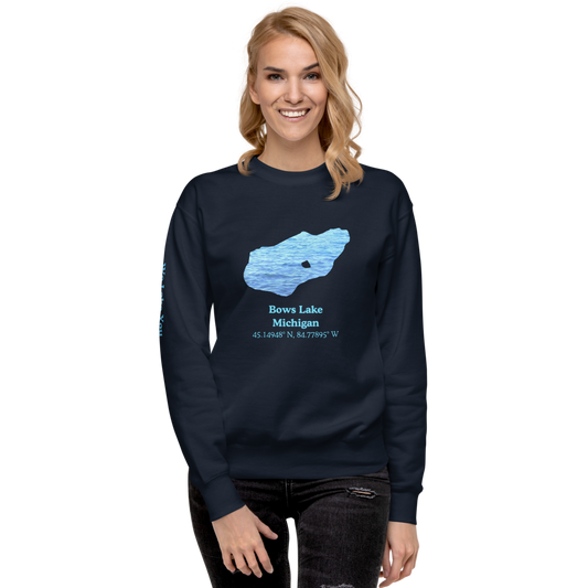 Bows Lake Premium Unisex Sweatshirt