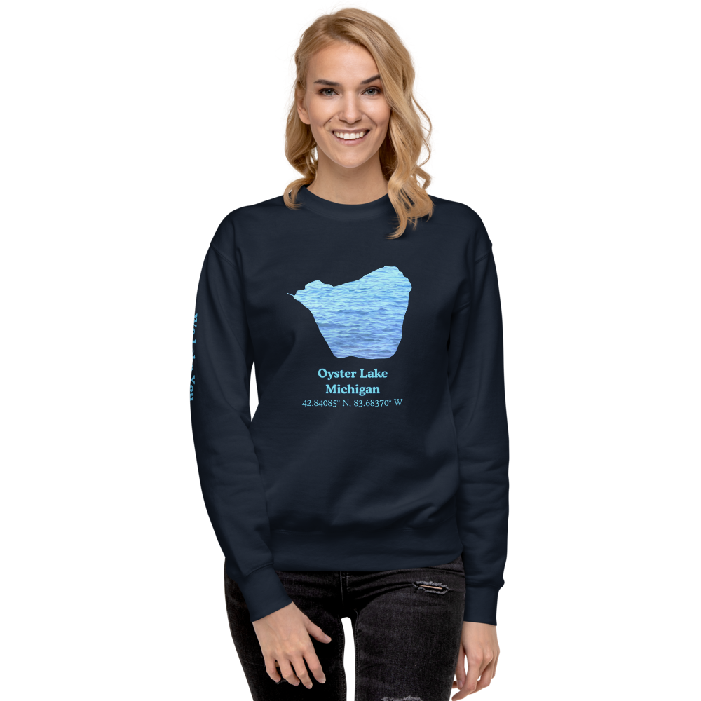 Oyster Lake Premium Unisex Sweatshirt