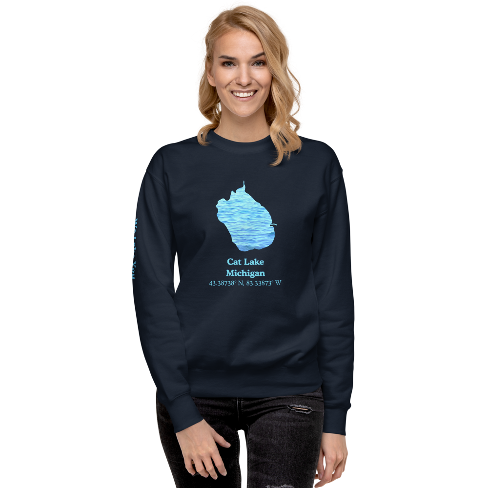 Cat Lake Premium Unisex Sweatshirt