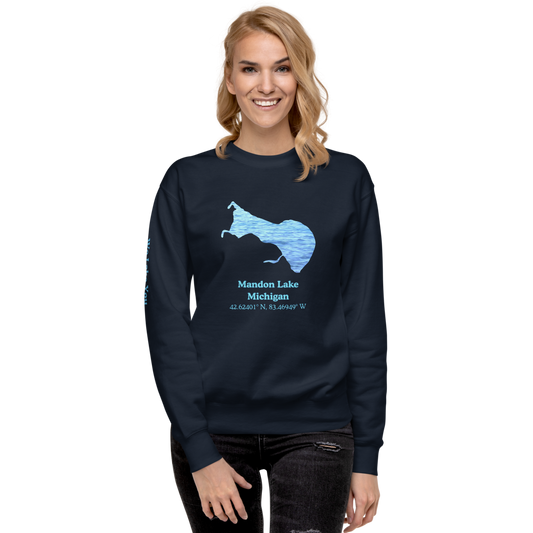 Mandon Lake Premium Unisex Sweatshirt