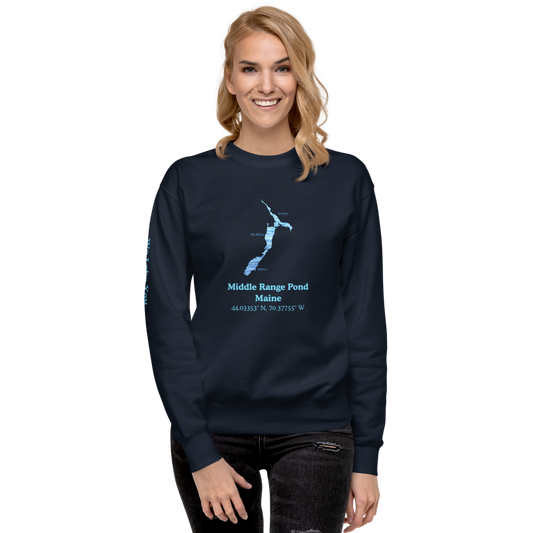 Middle Range Pond Premium Unisex Sweatshirt