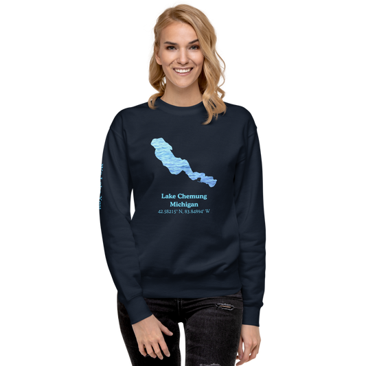 Lake Chemung Premium Unisex Sweatshirt