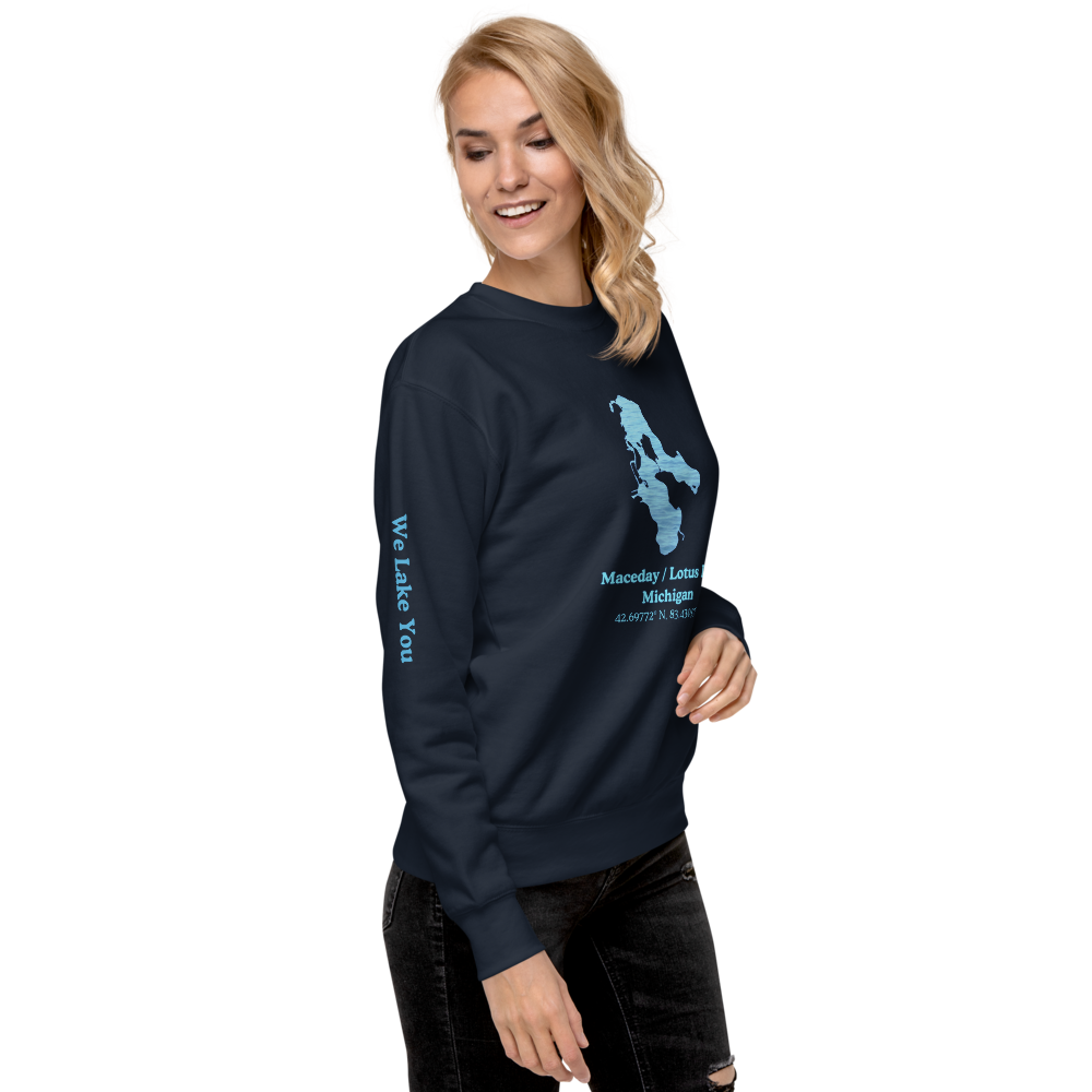 Maceday / Lotus Lake Premium Unisex Sweatshirt