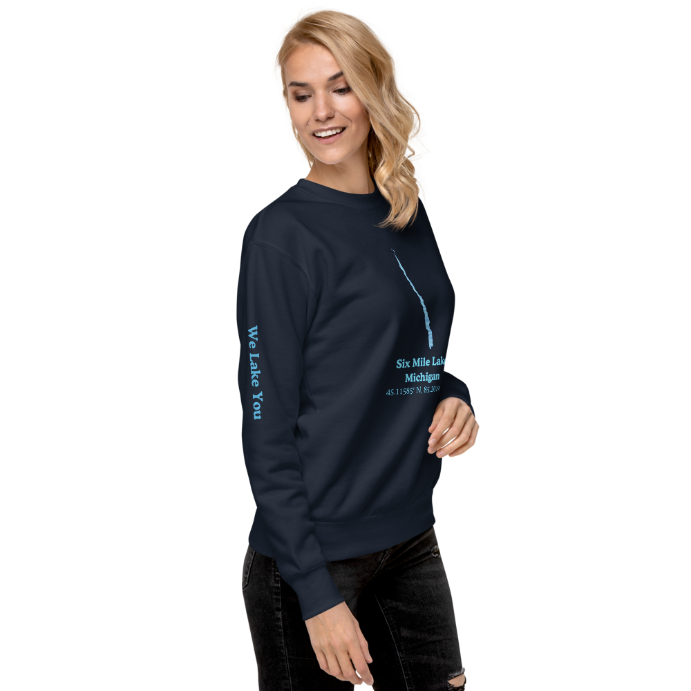 Six Mile Lake Premium Unisex Sweatshirt