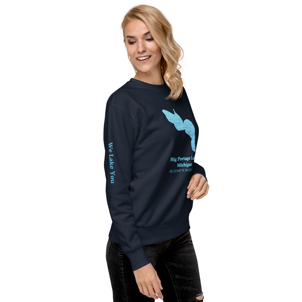 Big Portage Lake Premium Unisex Sweatshirt
