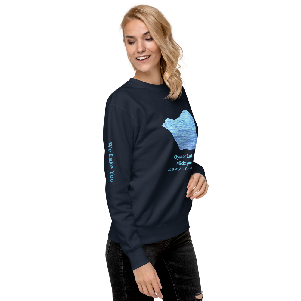 Oyster Lake Premium Unisex Sweatshirt