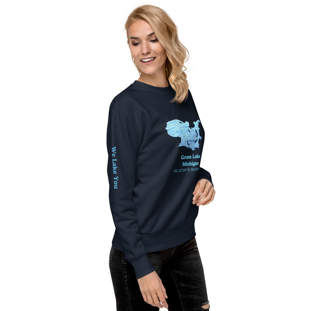 Grass Lake Premium Unisex Sweatshirt