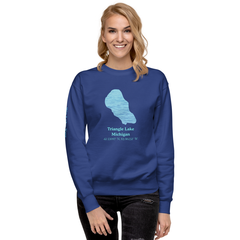 Triangle Lake Premium Unisex Sweatshirt