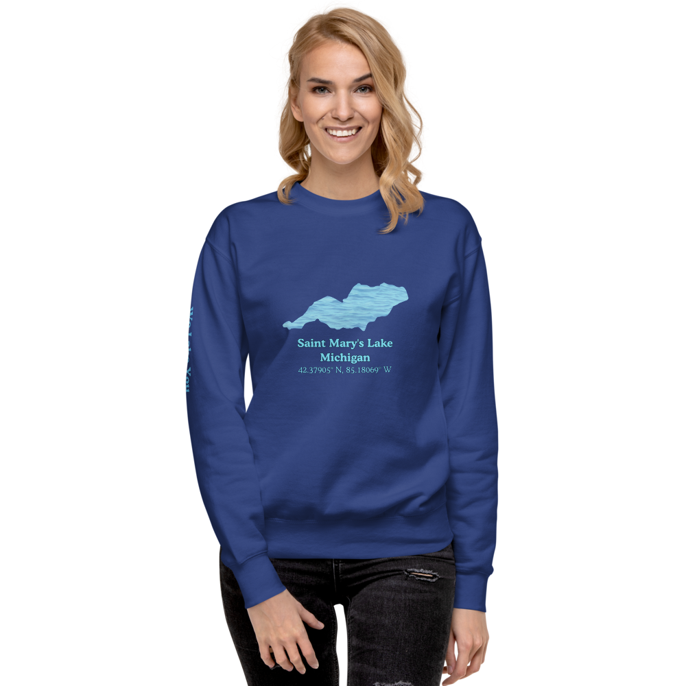 Saint Mary's Lake Premium Unisex Sweatshirt