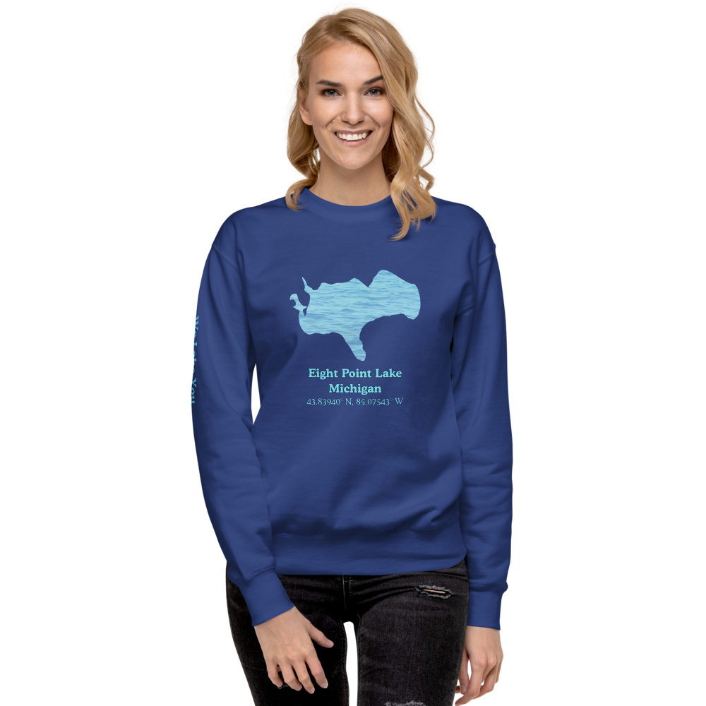 Eight Point Lake Premium Unisex Sweatshirt