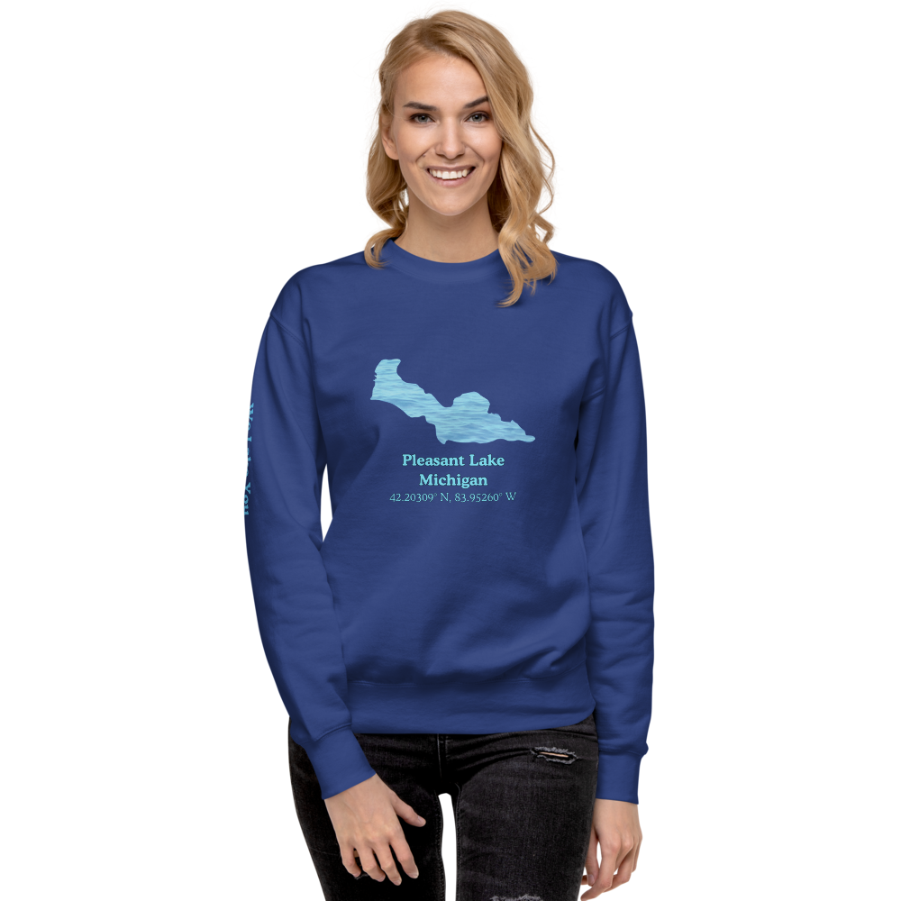 Pleasant Lake Premium Unisex Sweatshirt