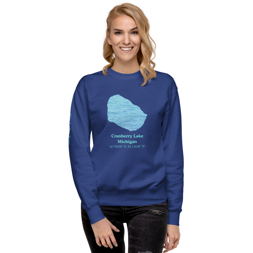 Cranberry Lake Premium Unisex Sweatshirt