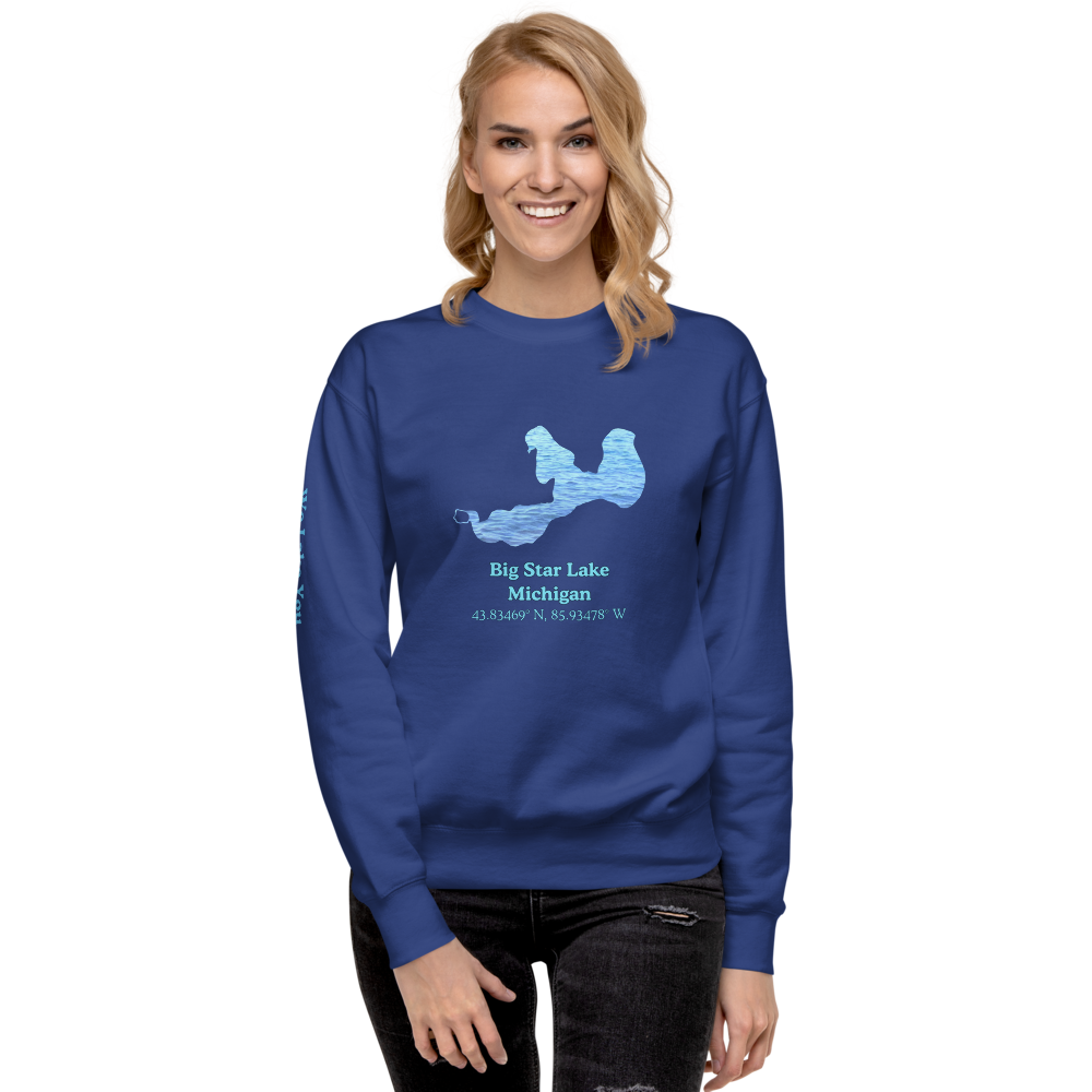 Big Star Lake Premium Unisex Sweatshirt