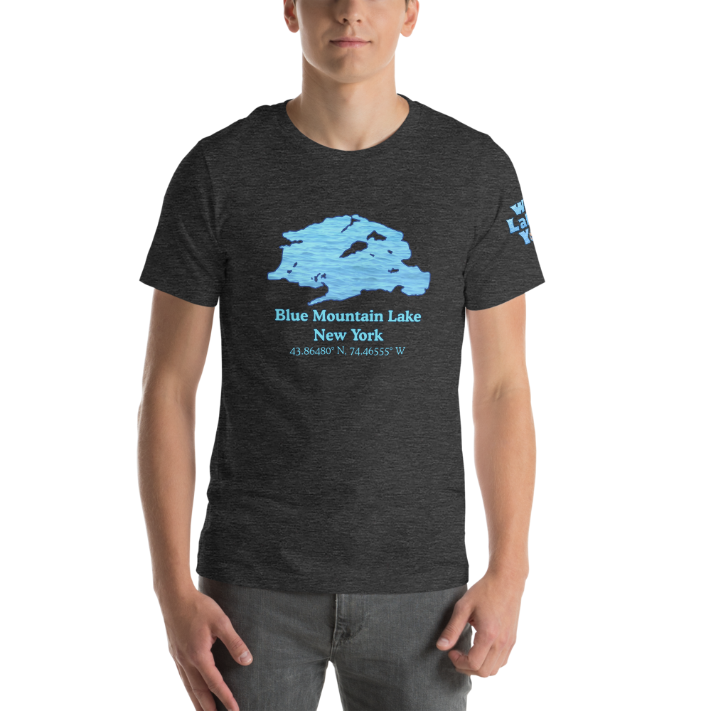 Blue Mountain Lake Premium Unisex T-shirt