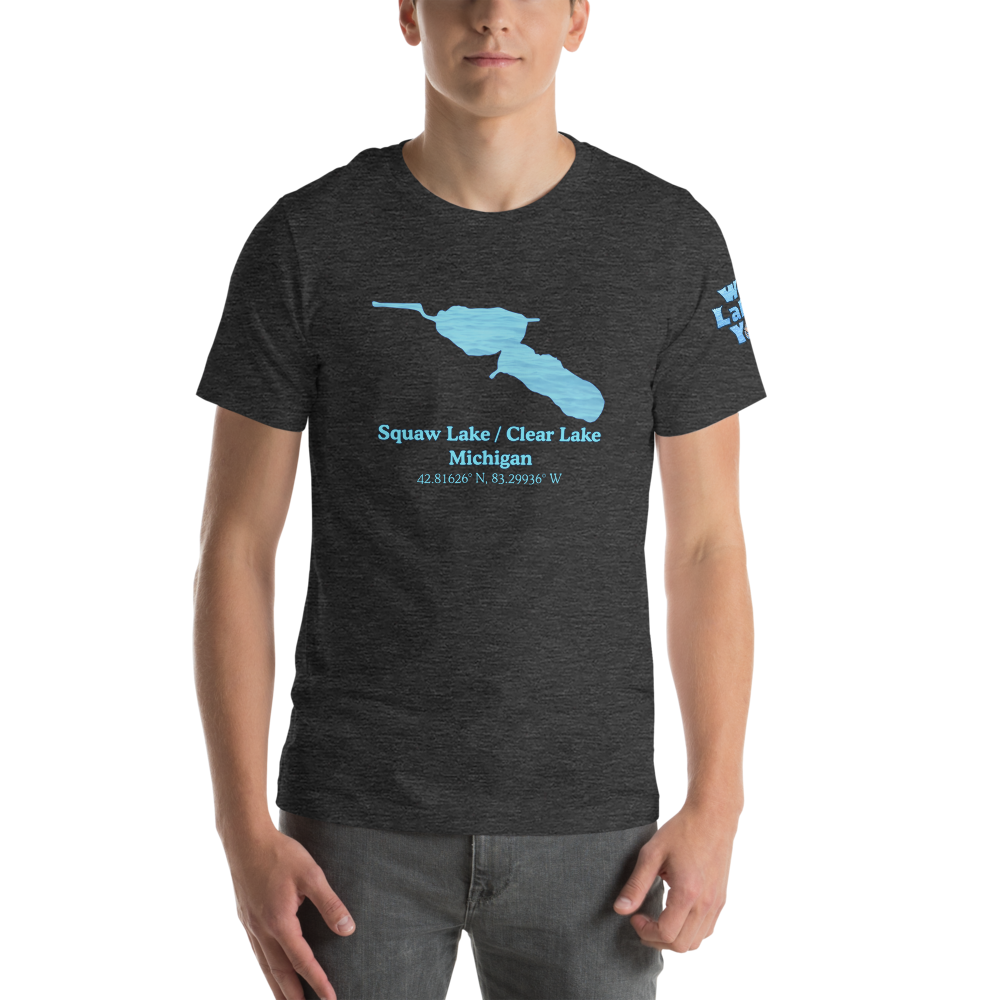 Squaw Lake / Clear Lake Premium Unisex T-shirt