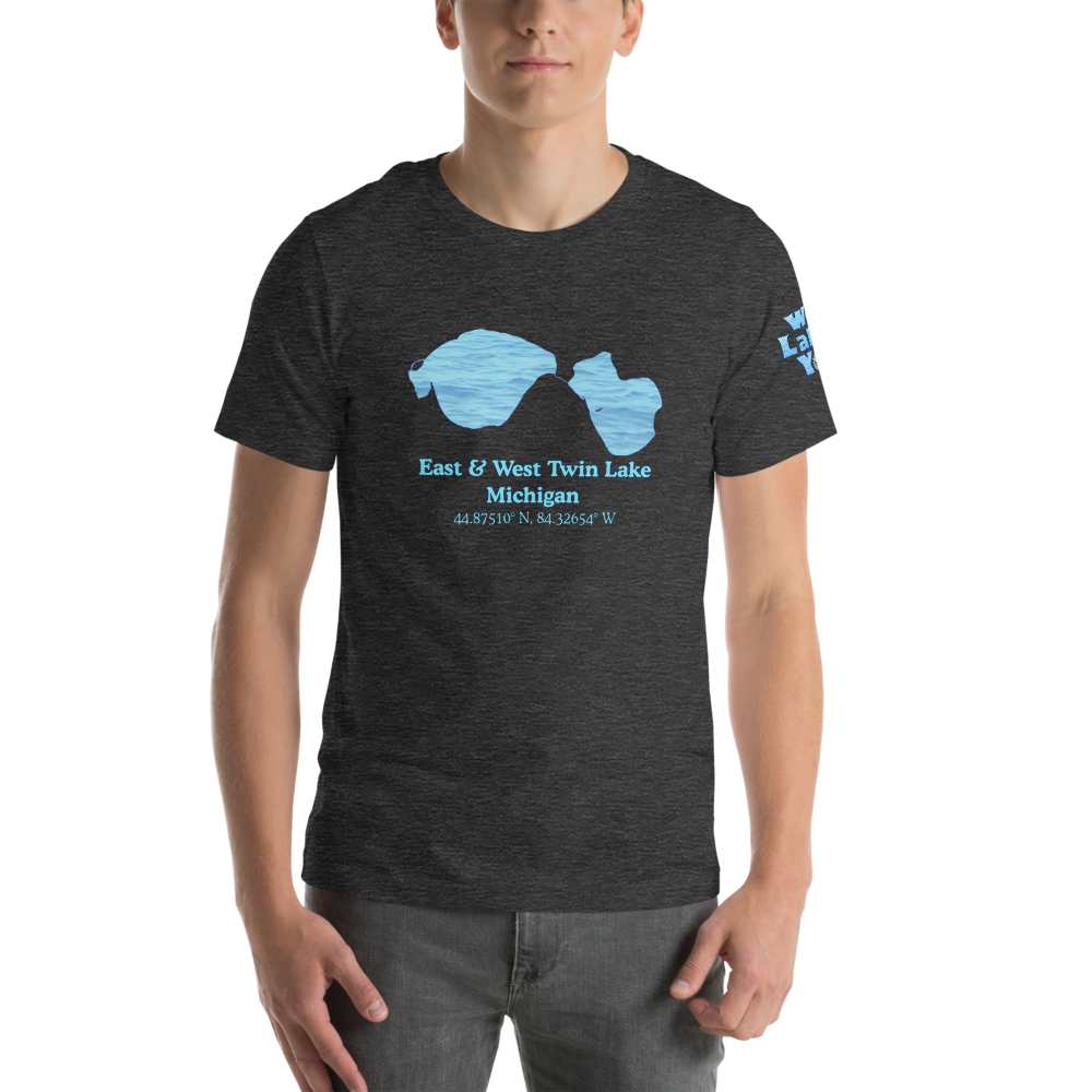 East & West Twin Lake Premium Unisex T-shirt