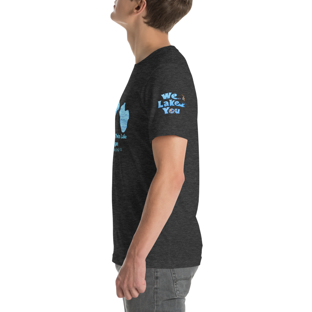 East & West Twin Lake Premium Unisex T-shirt
