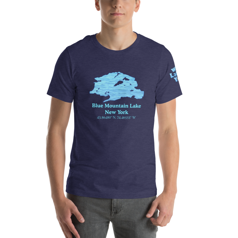 Blue Mountain Lake Premium Unisex T-shirt