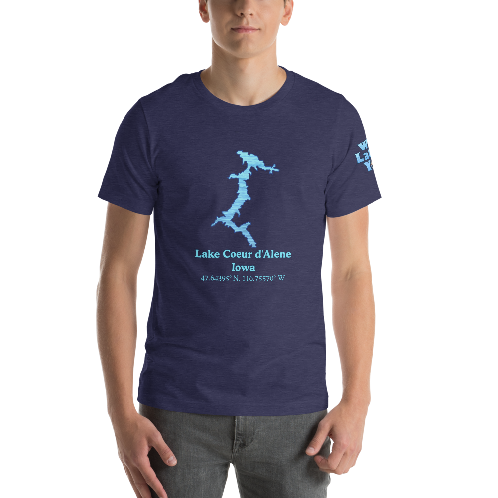 Lake Coeur d'Alene Premium Unisex T-shirt