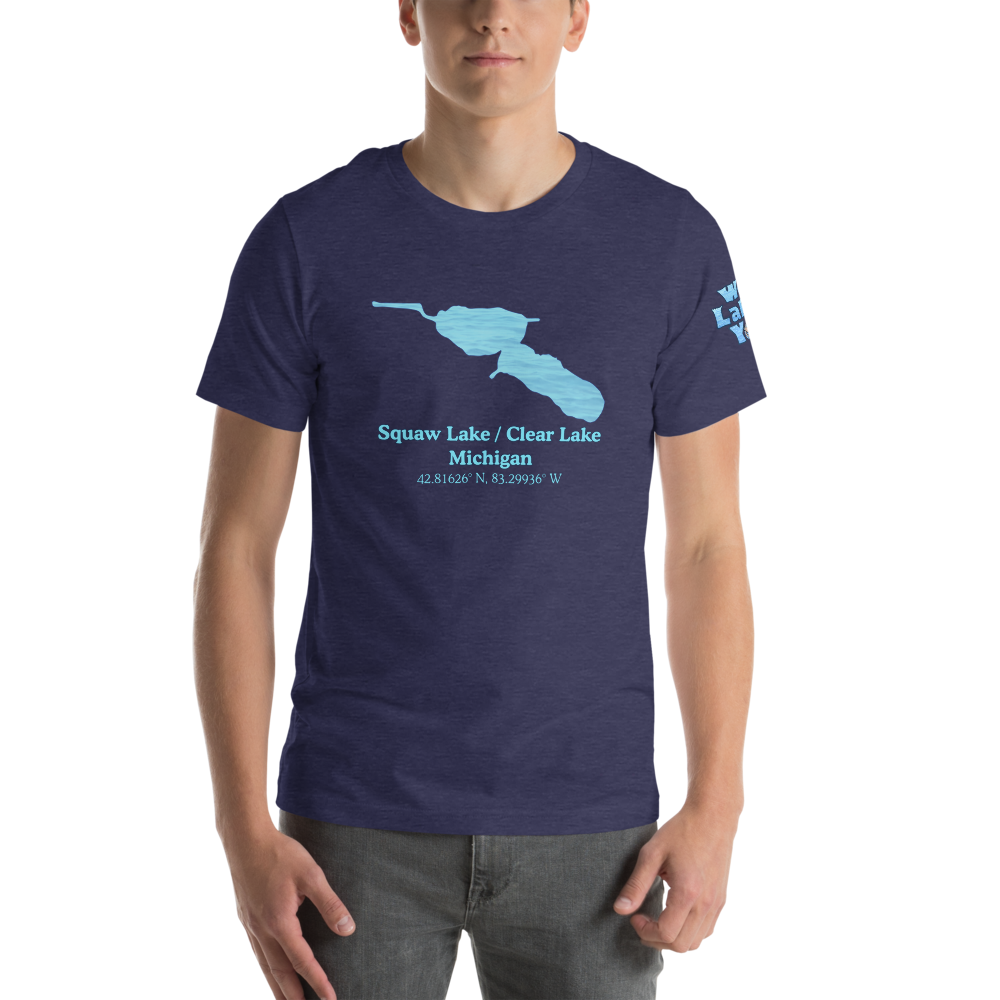 Squaw Lake / Clear Lake Premium Unisex T-shirt