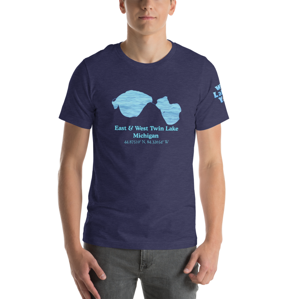 East & West Twin Lake Premium Unisex T-shirt