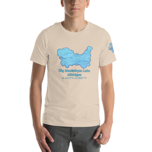 Big Manistique Lake Premium Unisex T-shirt