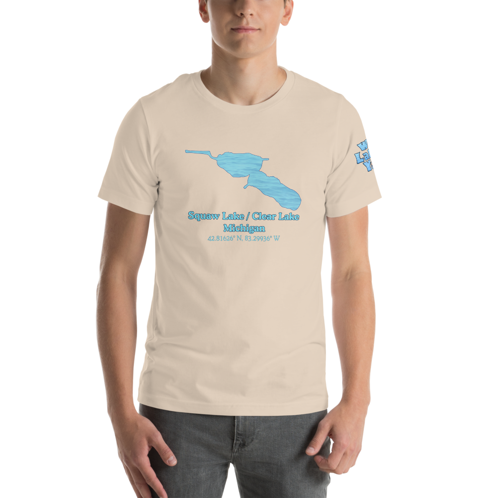 Squaw Lake / Clear Lake Premium Unisex T-shirt