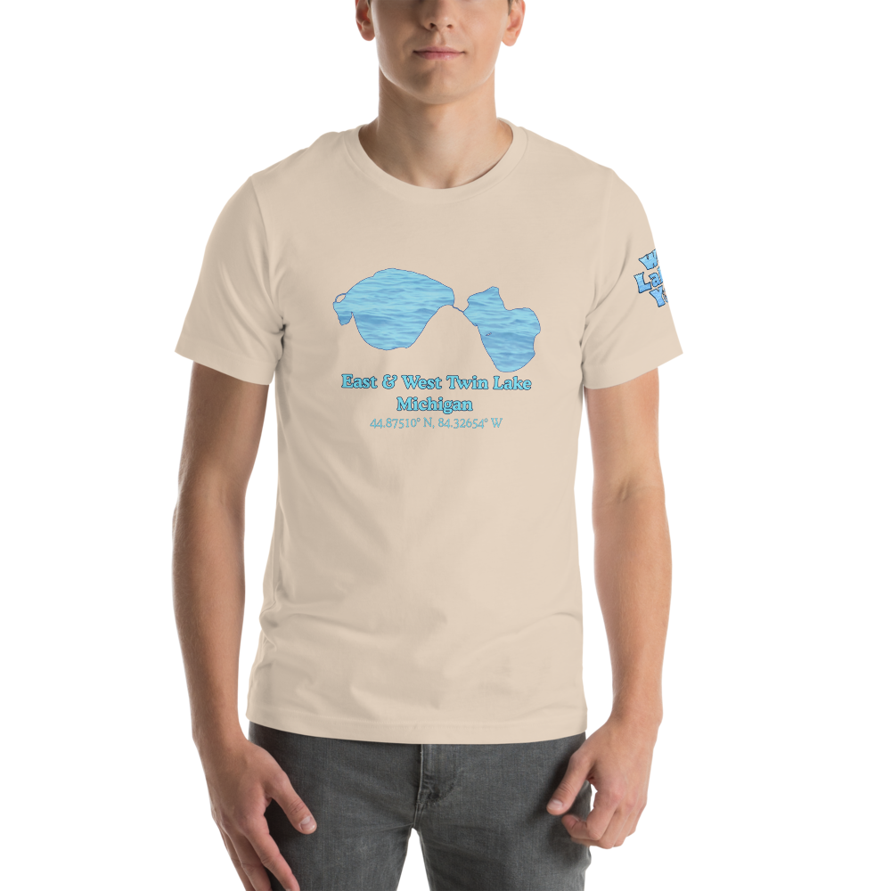 East & West Twin Lake Premium Unisex T-shirt