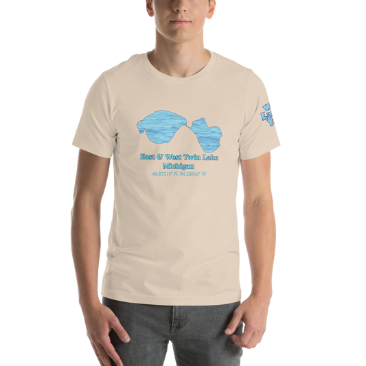 East & West Twin Lake Premium Unisex T-shirt