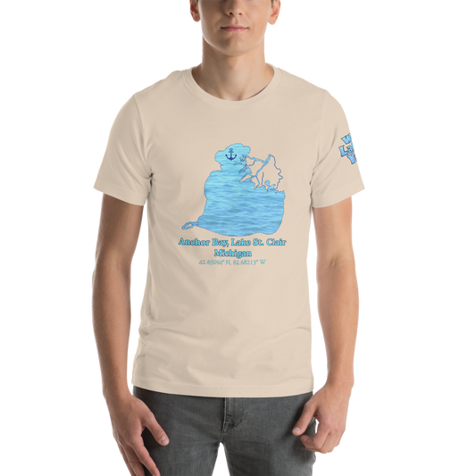 Anchor Bay, Lake St. Clair Premium Unisex T-shirt